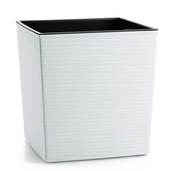 Flore Riflo blomkruka vit h30x30 cm