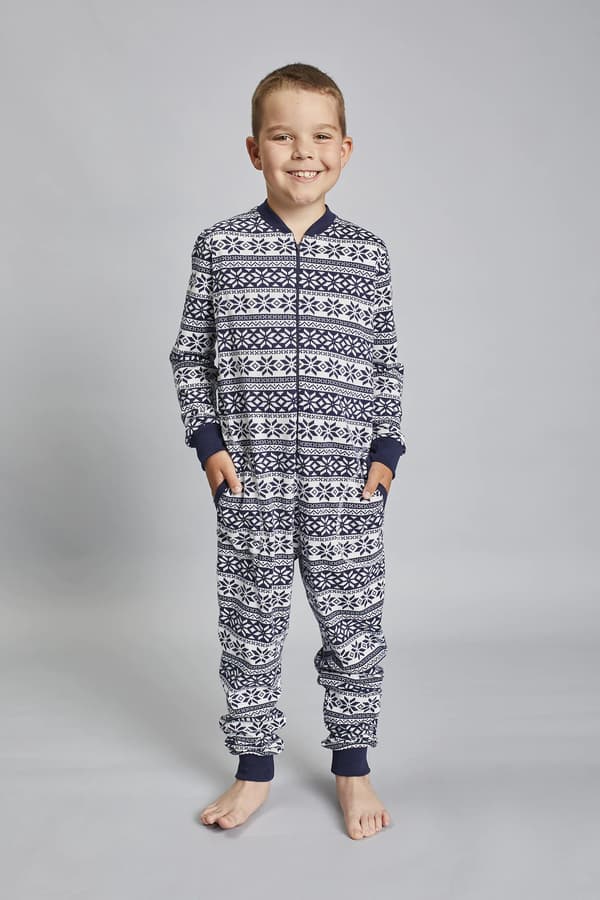 Alaska barnjumpsuit långärmad, långbyxor 4 år