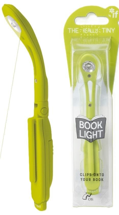 Ljusgrön boklampa
