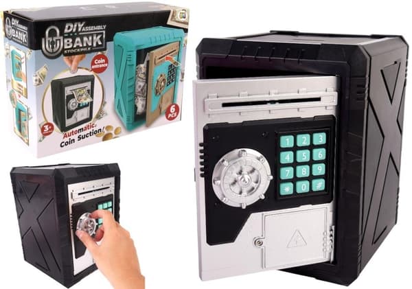 Elektronisk pengeskab i bankboks