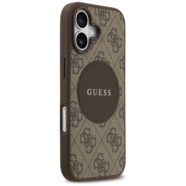 Guess 4G Circle Classic Logo MagSafe-etui til iPhone 17 brunt