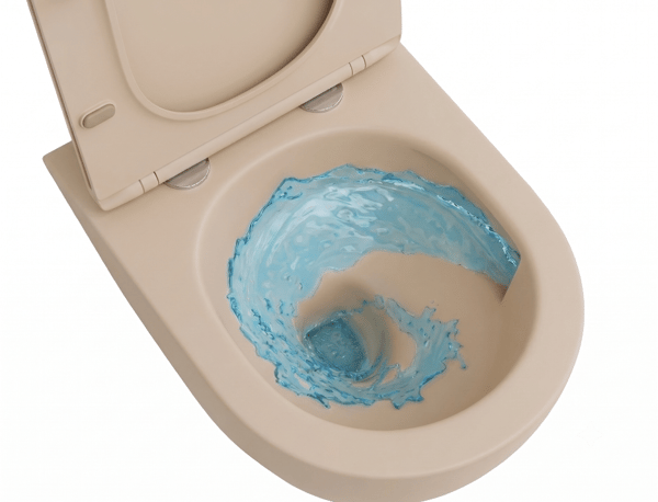 Væghængt Tornado toiletskål mat khaki beige - Aquaterris