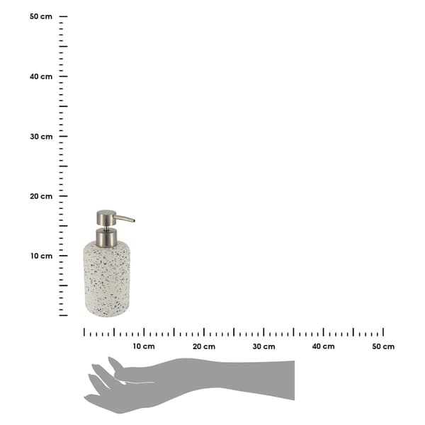 Terrazzo tvålpump, vit