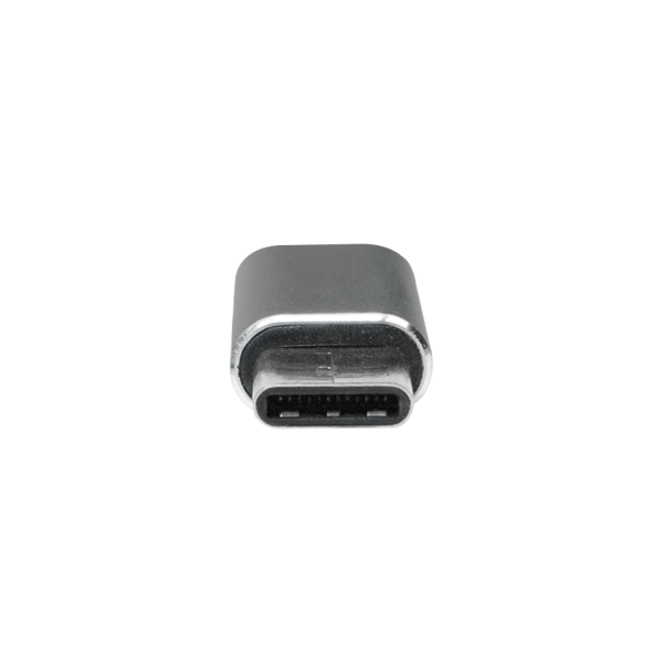 LogiLink USB 2.0 Typ-C till Micro-USB-adapter, Silver - för MacBook, Smart