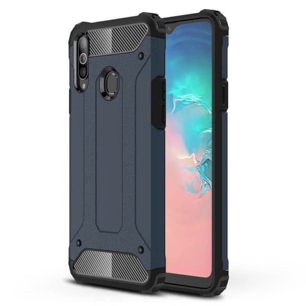 TECH ARMOR cover til Samsung Galaxy A20S, Mørkeblå