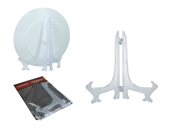 Tallerkenholder (transparent) - 7``