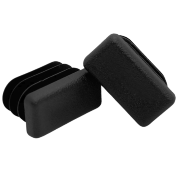 Invändig lock för profilstolpetak 25X10 20 ST svart