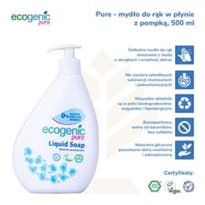 Ecogenic PURE, Flytande tvål, oparfymerad, 500ml