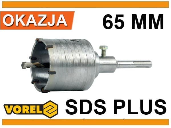 Kronebor til mur Ø65 mm SDS plus holder 03245 VOREL