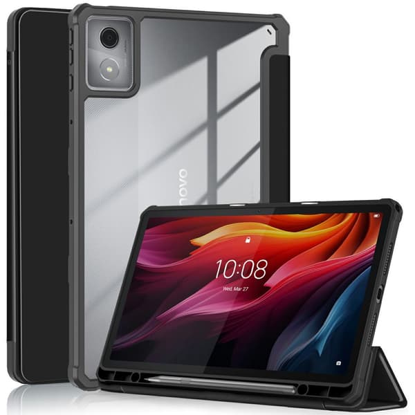 Lenovo Tab K11 Plus Smartcase Hybrid-etui med stylusholder, sort