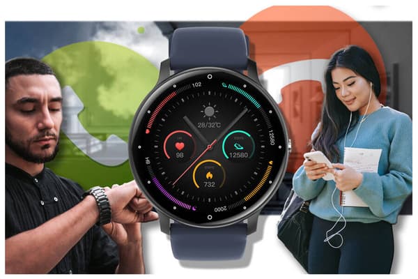 SMARTKLOCKA UNISEX GRAVITY GT1-1 PRO - BLUETOOTH-SAMTAL, EXTRA REM (sg027a)