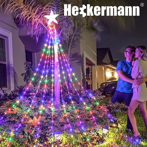 Julelys Juletræ Heckermann CL-G40SL Farverig