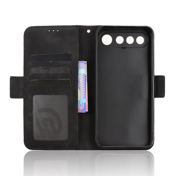 Realme 16 5G Flip-etui, Kortholder, Sort