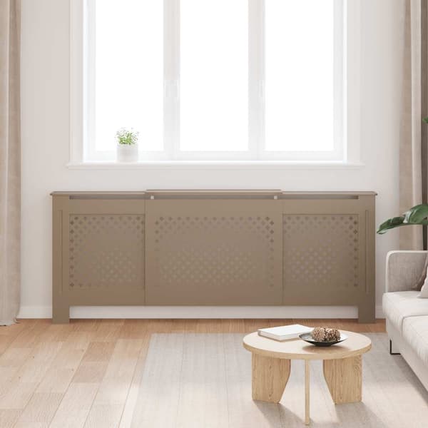 vidaXL Radiatorskydd, MDF, 205 cm