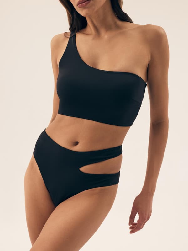 Firenze Esotiq højtaljet bikinitrusse | Sort M