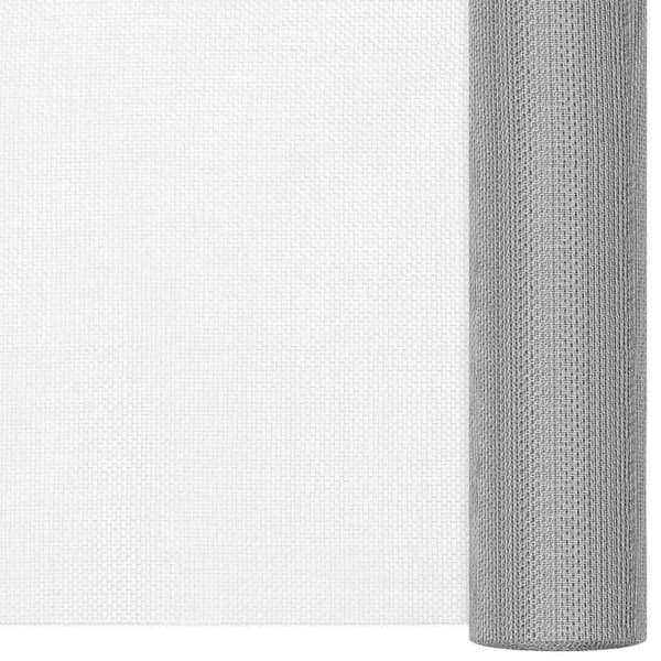 vidaXL Rostfritt stålnät 112 x 2000 cm silver
