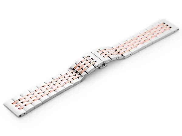 Armband Pacific Modell 4 silver roséguld 22mm