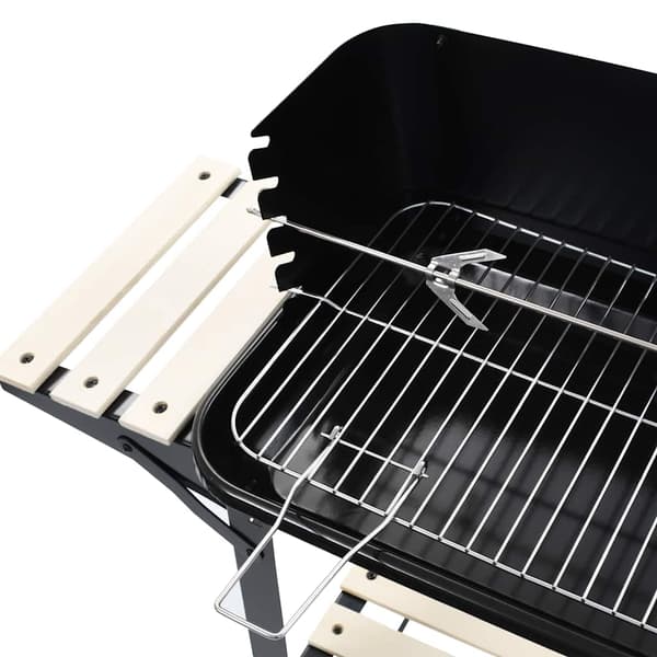 vidaXL Hiiligrilliteline pyörillä
