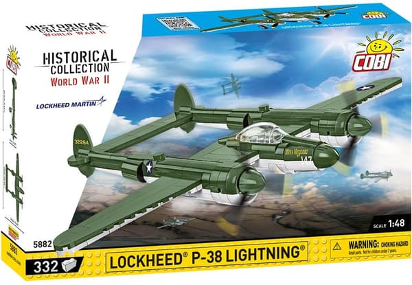 Historisk samling af 2. verdenskrig. Lockheed P-38 Lightning 338 klasse