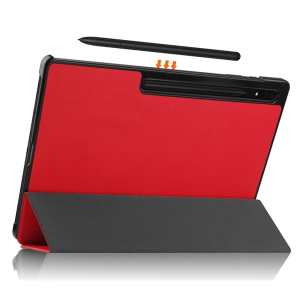 Samsung Galaxy Tab S9 Ultran kotelo, Smartcase, punainen