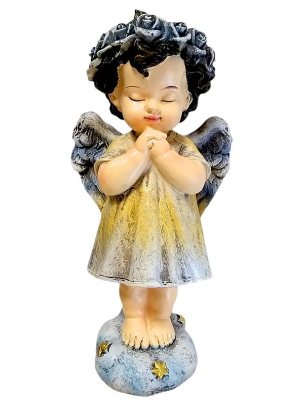 Bedjande ängelfigur 16 cm