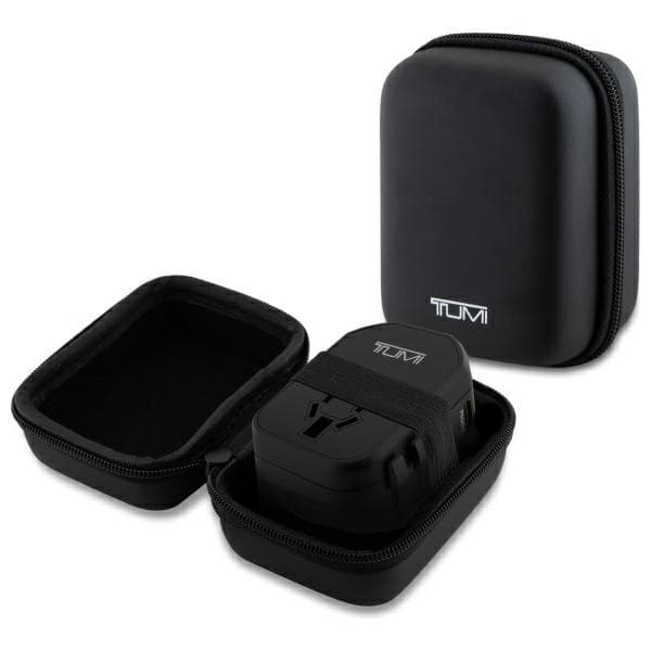 TUMI TUTA20WMSLK Rejseadapter 20W USB-C / 2xUSB-A sort