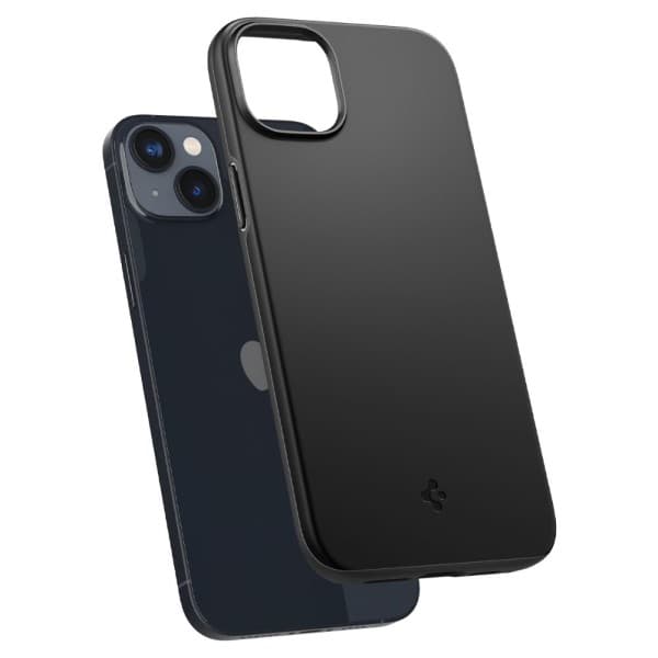 Spigen Tunt Passformsskal till iPhone 14 Plus, Svart