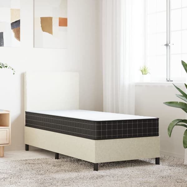vidaXL Bonnell springmadras, medium fasthed, 90x200 cm