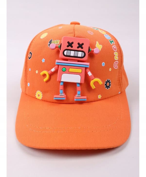 ROBOT 3D ORANGE BASEBALLCAP YO! 50/54 Ł031 mio