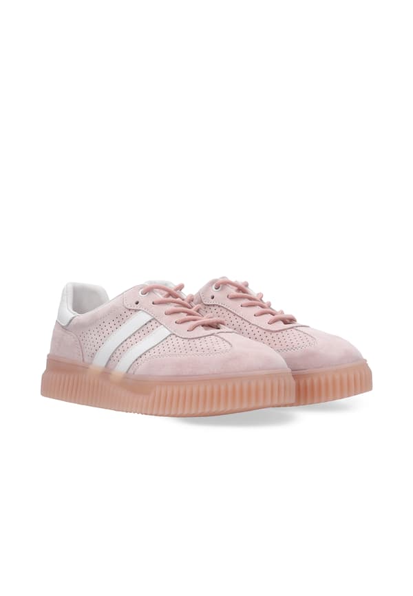 Rosa perforerade mockasneakers Rosa perforerade mockasneakers 39