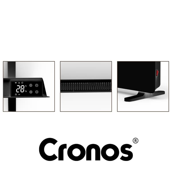 Cronos CH-2000RTWP täysmusta sähkölämmitin