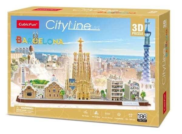 Cityline Barcelona 3D-palapeli