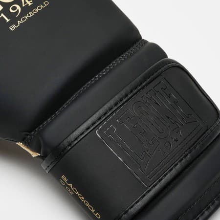 LEONE1947 Sorte & guld boksehandsker 10OZ sort/guld