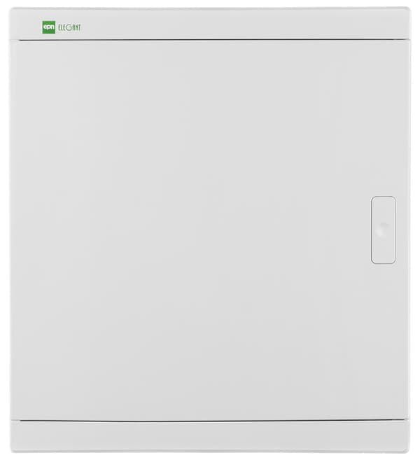 Elegant RN 2x12 multimediefordelingstavle ny version, hvid, IP 40,