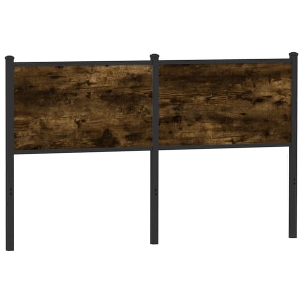 vidaXL sengegavl i røget egetræ 150 cm