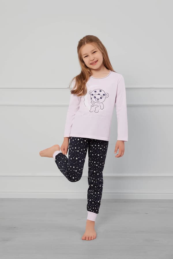 Libra flickpyjamas långärmad, långbyxor 2 år
