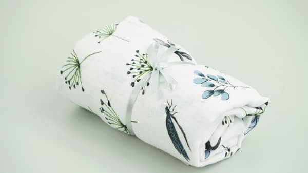 MUSLIN-LAKAN 120x60 växter