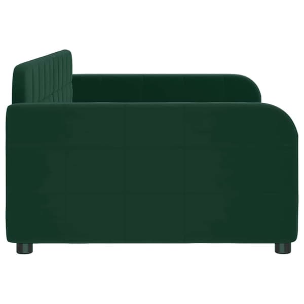 vidaXL Bäddsoffa mörkgrön 90x200 cm sammet