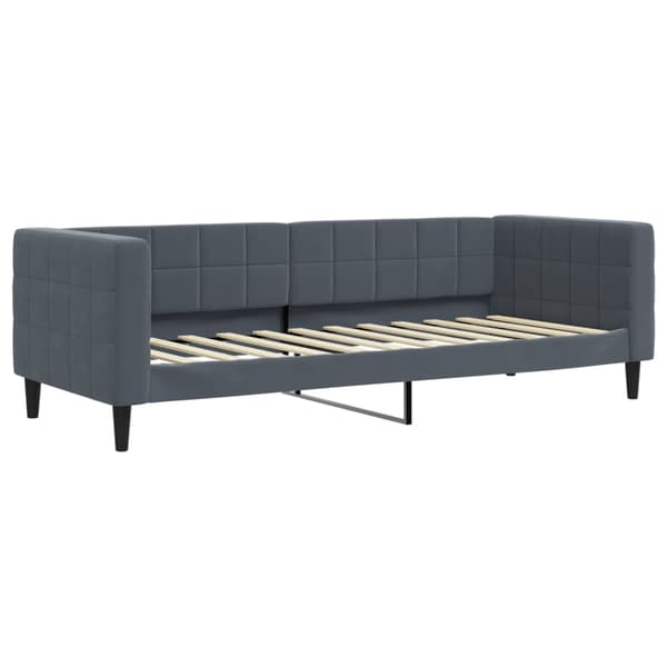 vidaXL Vuodesohva tummanharmaa 80x200 cm sametti