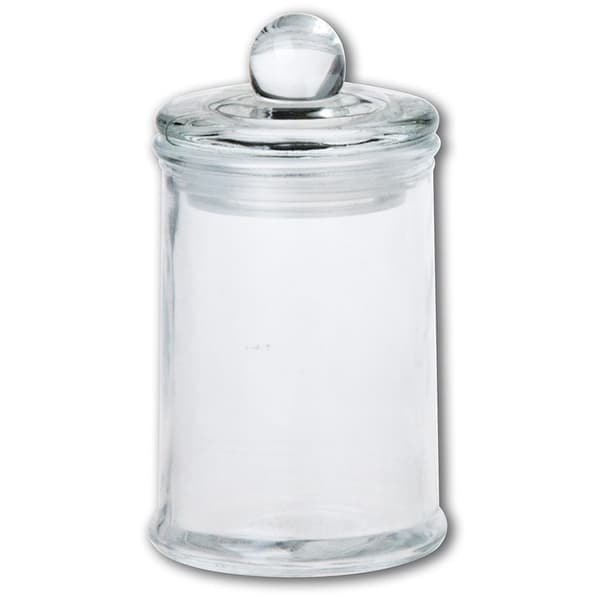 Krydderibeholder i glas, 140 ml, med låg