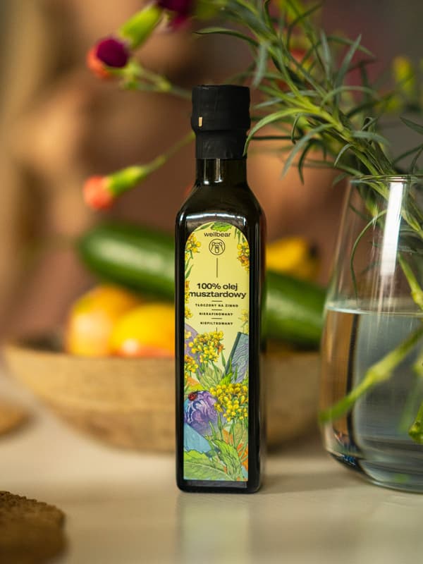 Wellbear - Kallpressad senapsolja - 250 ml