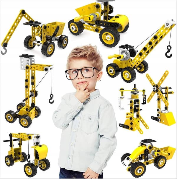 [pack][5] Byggklossar Fordon Mega Constructor 8in1 U472