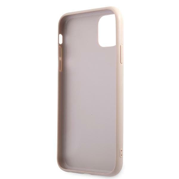 Guess 4G Stripe Collection-etui til iPhone 11 / Xr, lyserød