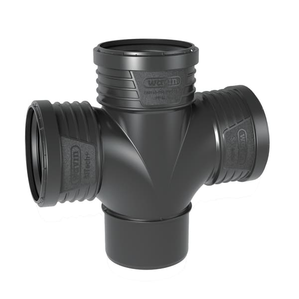 PP-HT Sitech Plus 110x110x110/87 enkeltplans krydsforbindelse, radial version