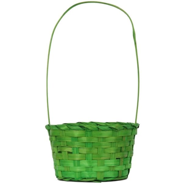 Påskkorg till påskkorgen, diameter 22 cm, grön