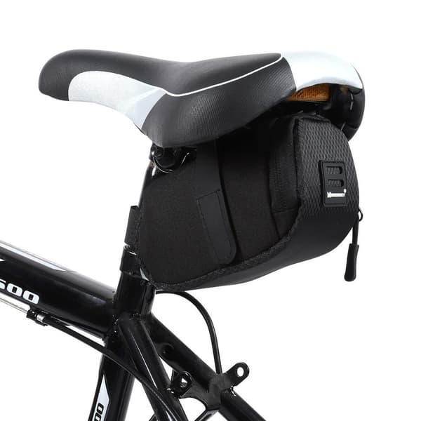 Lille cykelsadeltaske 0,6 l sort