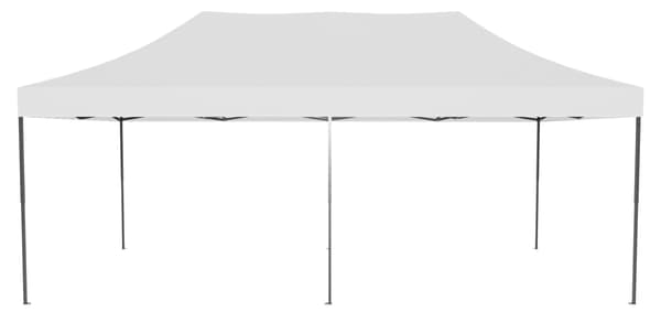 Express shoppingpaviljong - 3x6 m - vit