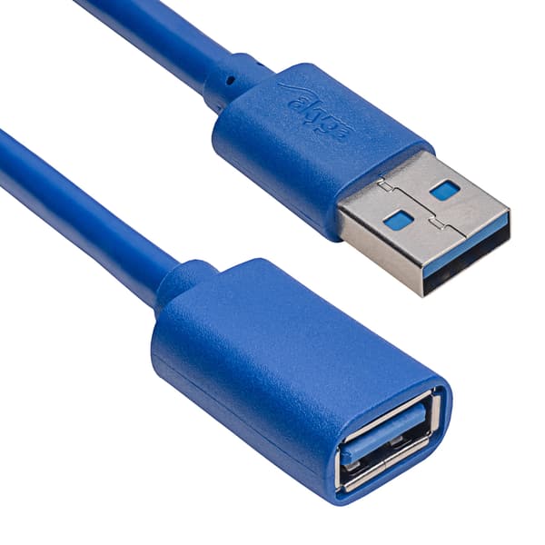 Akyga AK-USB-28 USB A 3.0 forlængerkabel version 3.0 datasynkronisering han-hun 1 m