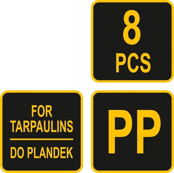 Klämfästen för montering av tarp 85172 VOREL
