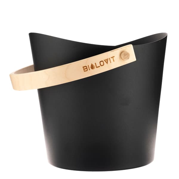 Bilovit Aluminium Sauna Spand Sort - 7 Liter